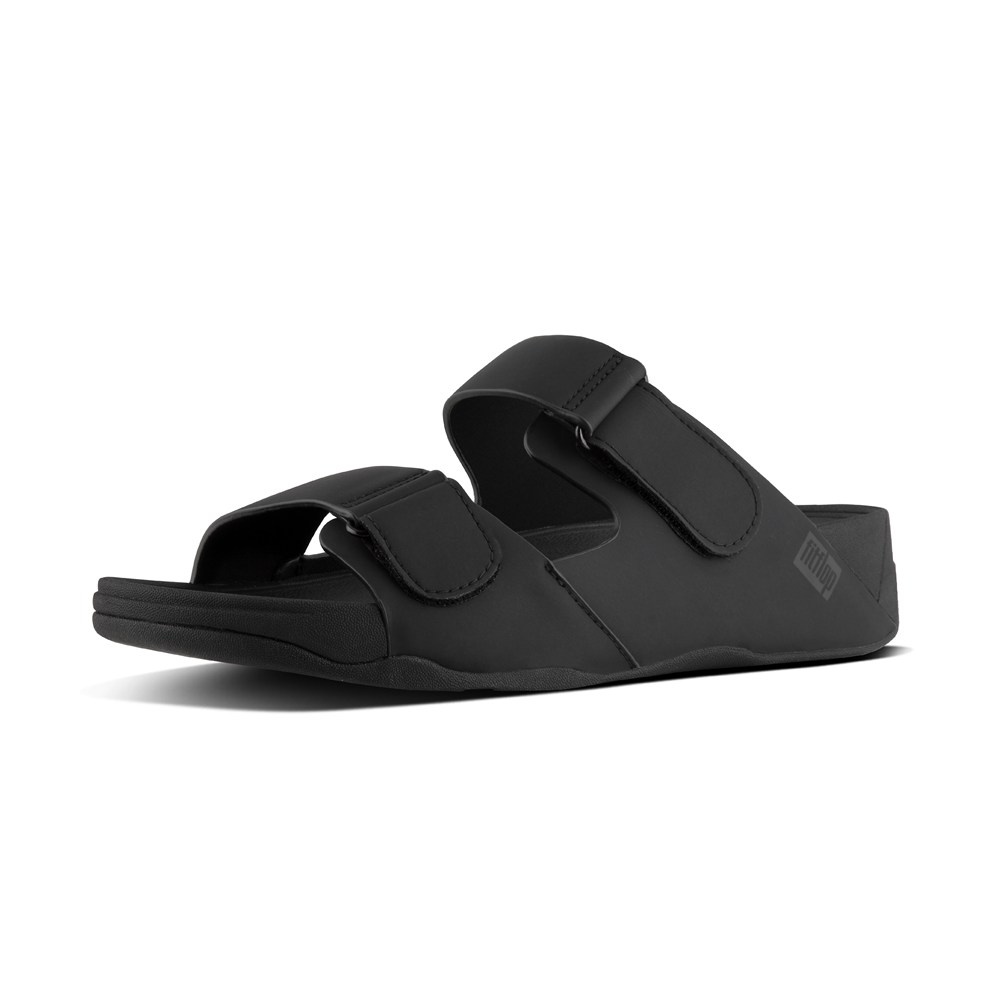 Fitflop Gogh Neoprene Adjustable - Erkek Terlik Siyah - 09ZDGITCW