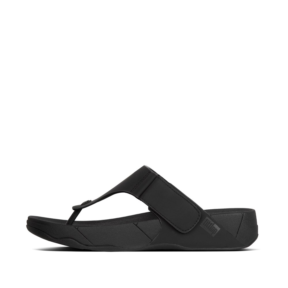 Fitflop Trakk Ii Neoprene Toe-Post - Erkek Sandalet Siyah - 71FRXBQHT